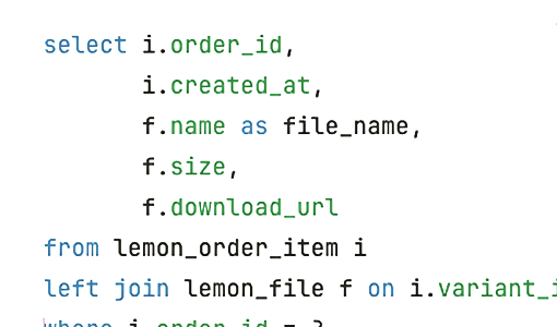 Example SQL query that joins multiple tables